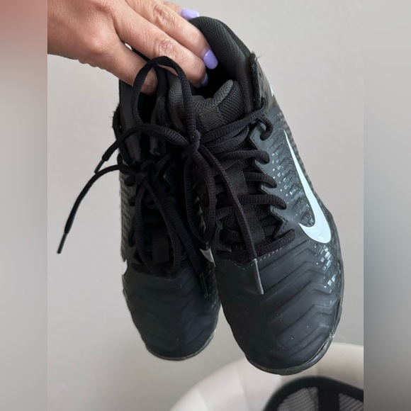 Nike Other - Nike Alpha Fastflex Football Cleats Size 2.5 Youth - Black
